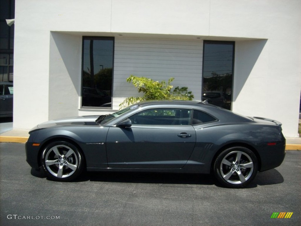 2011 Camaro LT/RS Coupe - Cyber Gray Metallic / Gray photo #3