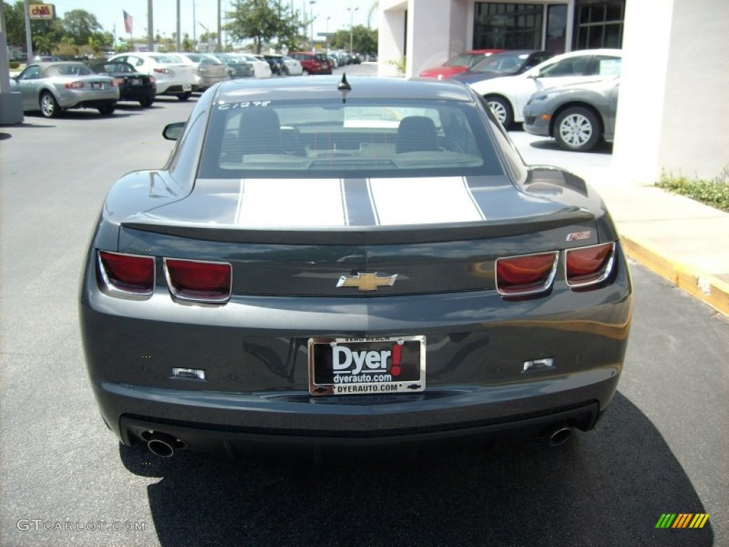 2011 Camaro LT/RS Coupe - Cyber Gray Metallic / Gray photo #5