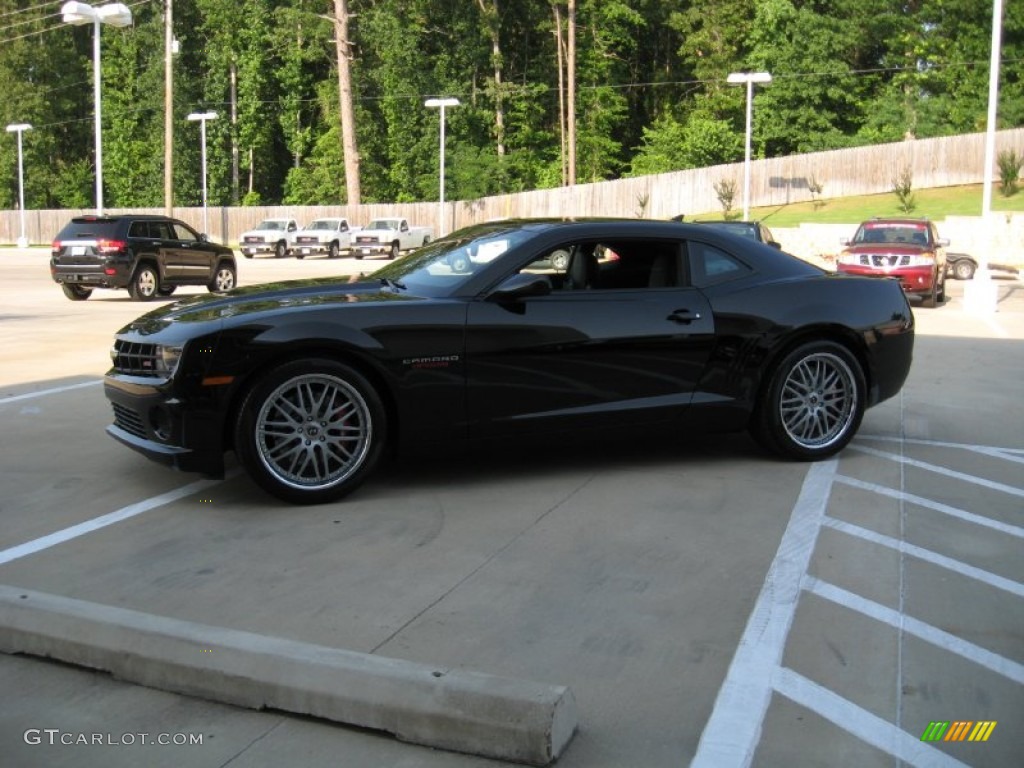 Black 2010 Chevrolet Camaro SS Hennessey HPE600 Supercharged Coupe Exterior Photo #50087349