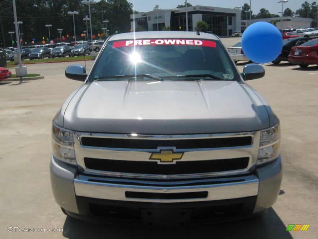 2009 Silverado 1500 LT Texas Edition Extended Cab - Silver Birch Metallic / Ebony photo #8