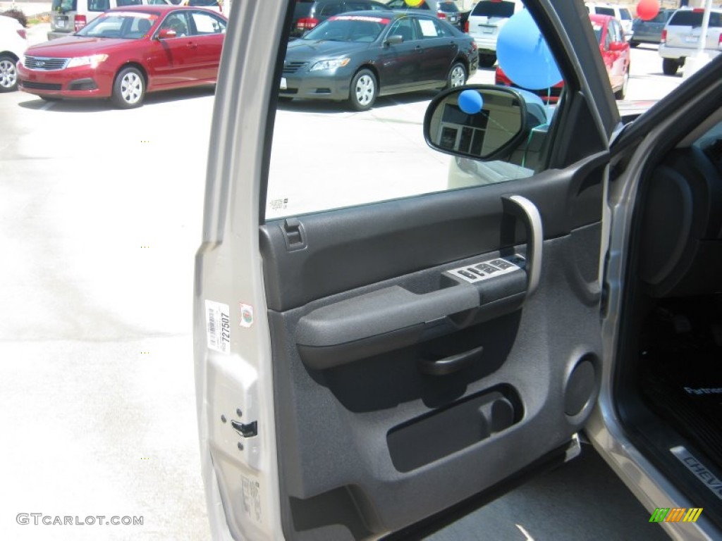 2009 Silverado 1500 LT Texas Edition Extended Cab - Silver Birch Metallic / Ebony photo #14