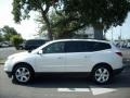 2011 White Diamond Tricoat Chevrolet Traverse LTZ  photo #3