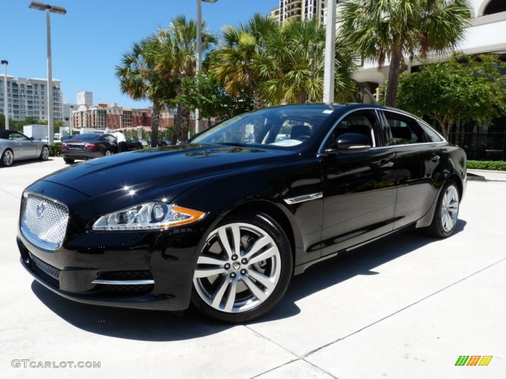 Ebony Black 2011 Jaguar XJ XJL Exterior Photo #50091096