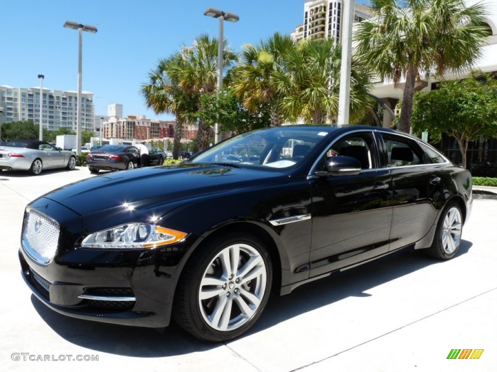 Ebony Black 2011 Jaguar XJ XJL Exterior Photo #50091129