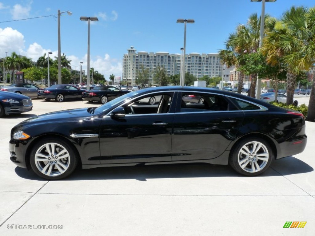 Ebony Black 2011 Jaguar XJ XJL Exterior Photo #50091144