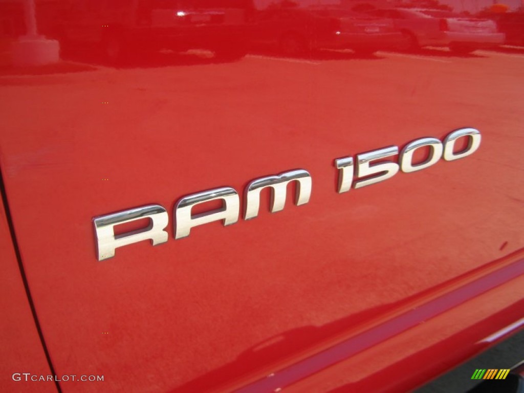 2002 Ram 1500 ST Regular Cab - Flame Red / Dark Slate Gray photo #22