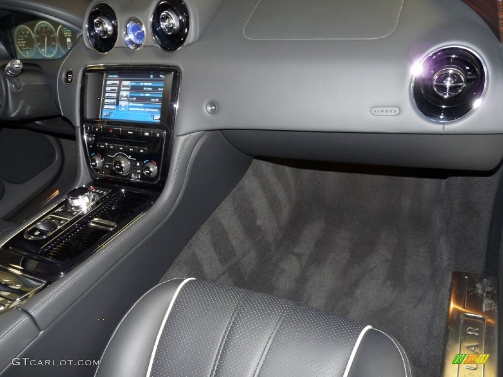 2011 Jaguar XJ XJL Jet Black/Jet Black Dashboard Photo #50091306