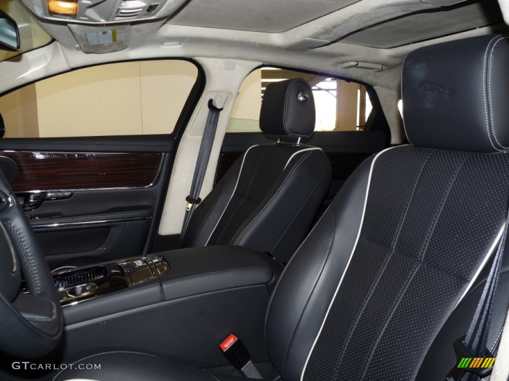 Jet Black/Jet Black Interior 2011 Jaguar XJ XJL Photo #50091318