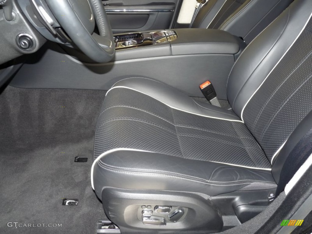 Jet Black/Jet Black Interior 2011 Jaguar XJ XJL Photo #50091351