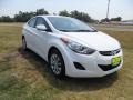 Pearl White 2011 Hyundai Elantra GLS Exterior