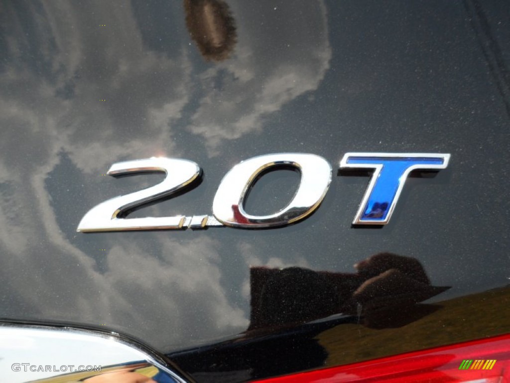 2011 Sonata Limited 2.0T - Midnight Black / Gray photo #16