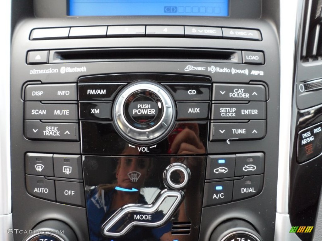 2011 Sonata Limited 2.0T - Midnight Black / Gray photo #32