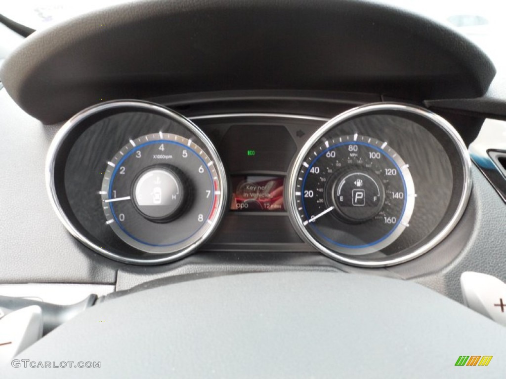 2011 Sonata Limited 2.0T - Midnight Black / Gray photo #39