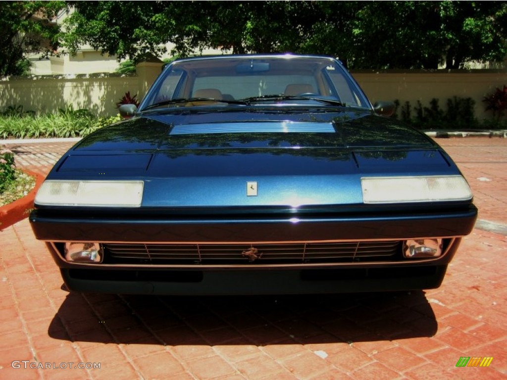 Blue Metallic 1986 Ferrari 412 Automatic Exterior Photo #50093766