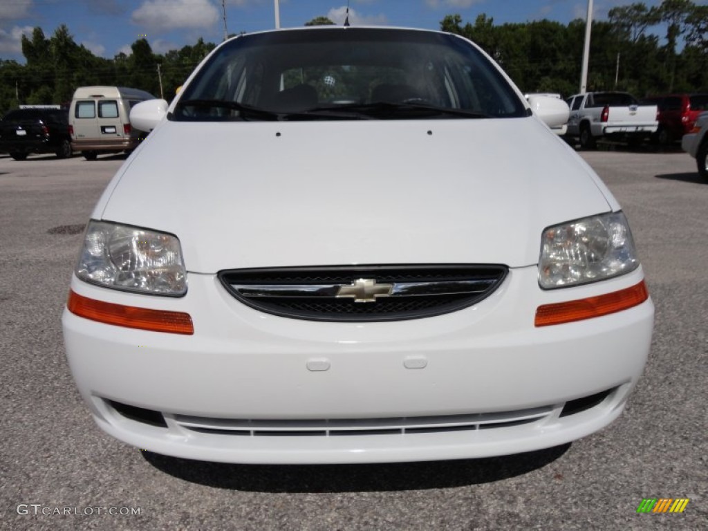 Summit White 2006 Chevrolet Aveo LT Sedan Exterior Photo #50093802