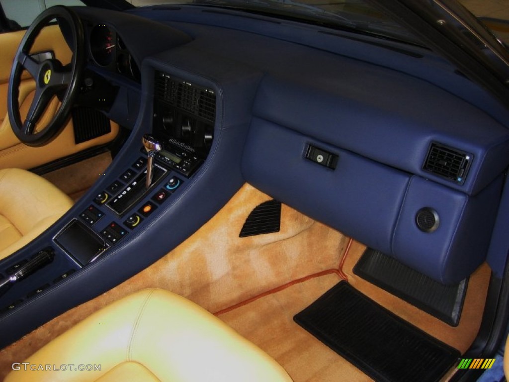 1986 Ferrari 412 Automatic Tan Dashboard Photo #50093875