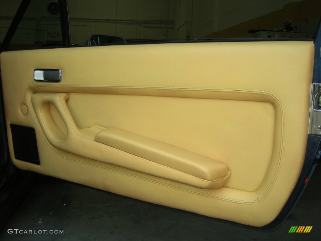 1986 Ferrari 412 Automatic Tan Door Panel Photo #50094045