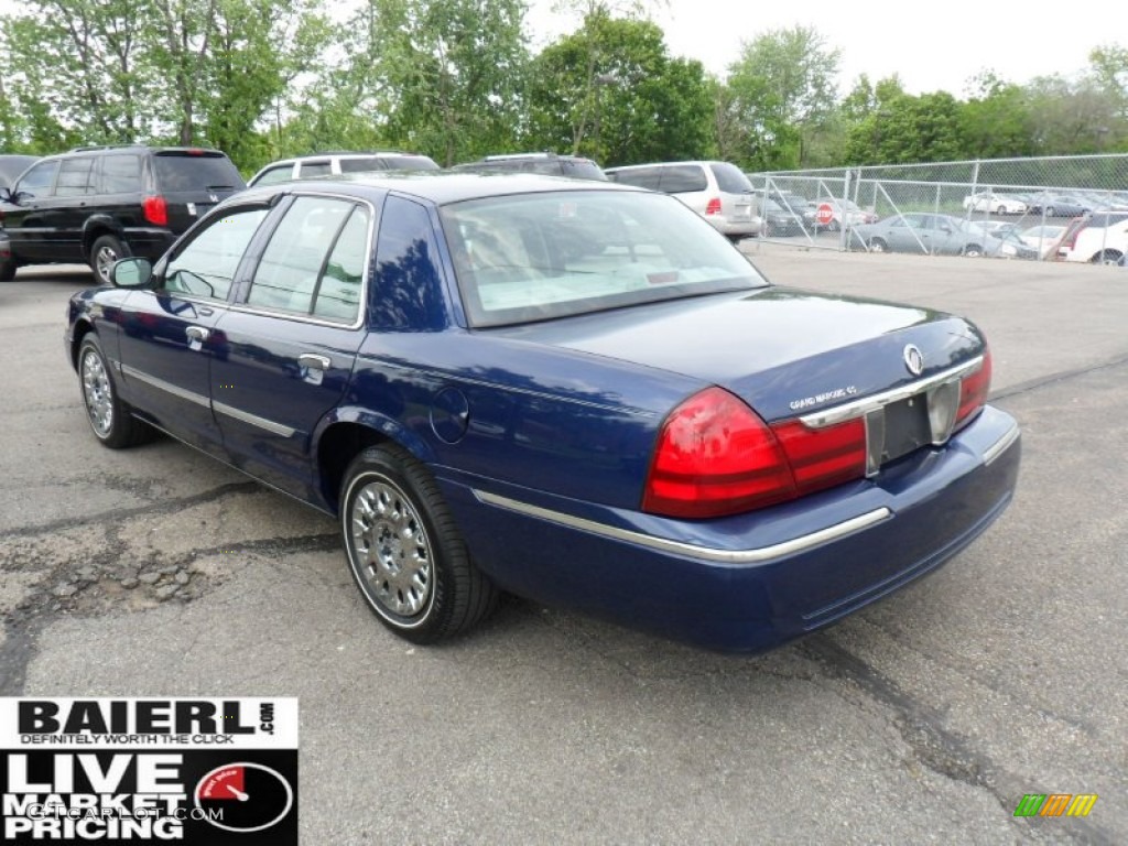 2004 Grand Marquis GS - Dark Blue Pearl Metallic / Light Flint photo #5