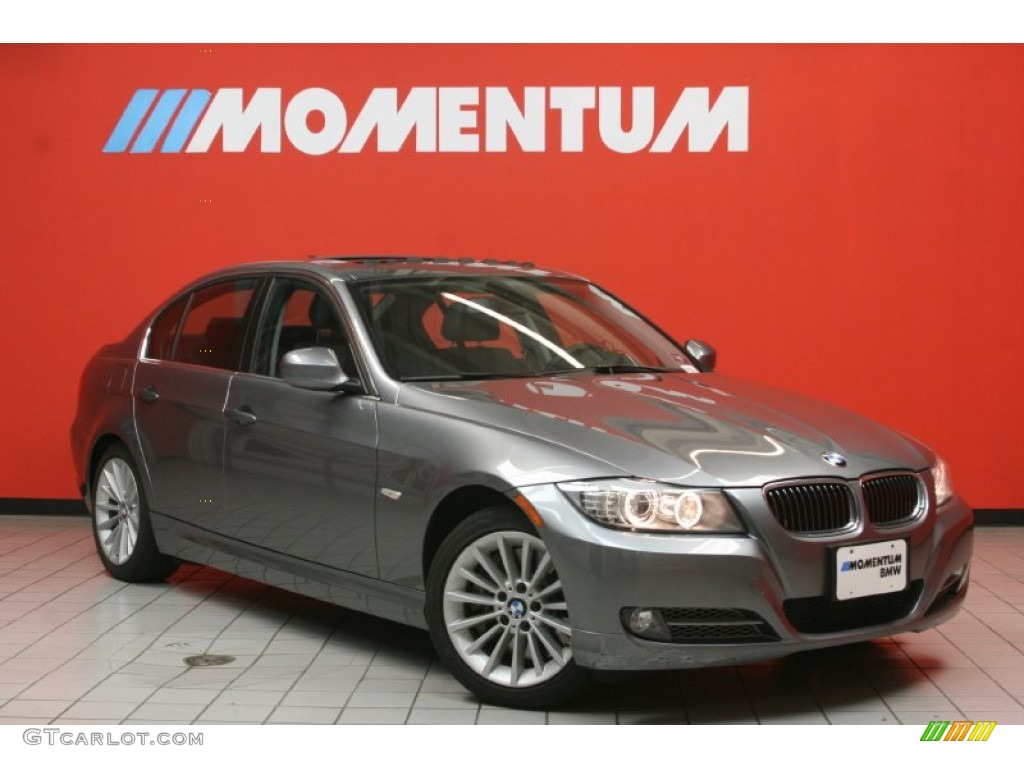 2011 3 Series 335d Sedan - Space Gray Metallic / Black photo #1