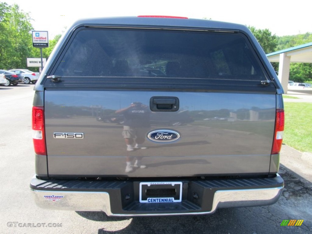2004 F150 XLT SuperCrew - Dark Shadow Grey Metallic / Medium/Dark Flint photo #3