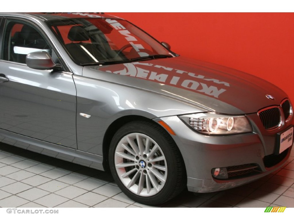 2011 3 Series 335d Sedan - Space Gray Metallic / Black photo #12