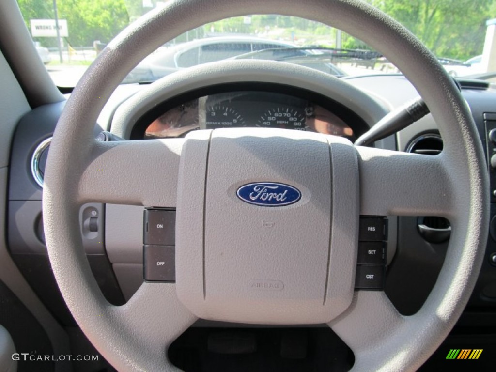 2004 F150 XLT SuperCrew - Dark Shadow Grey Metallic / Medium/Dark Flint photo #9