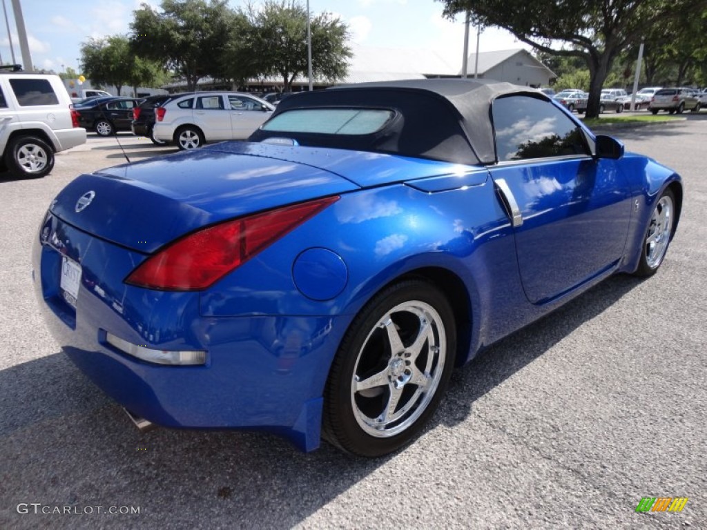 Nissan 350z daytona blue metallic #8