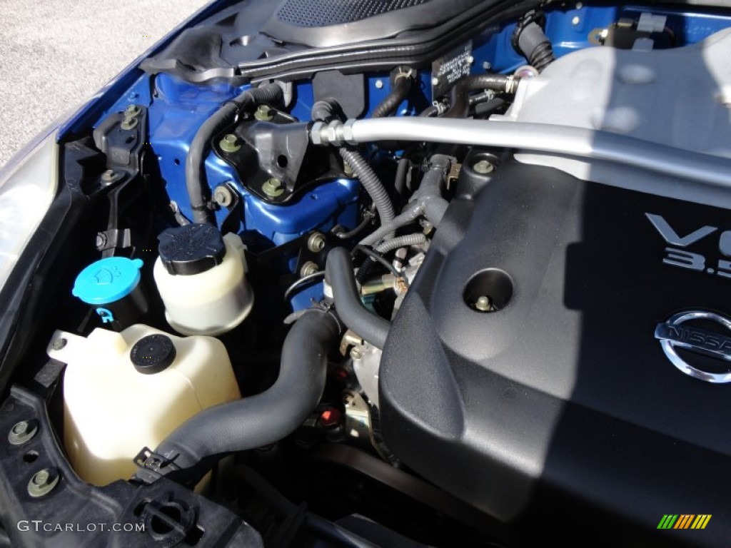 2005 350Z Touring Roadster - Daytona Blue Metallic / Charcoal photo #20