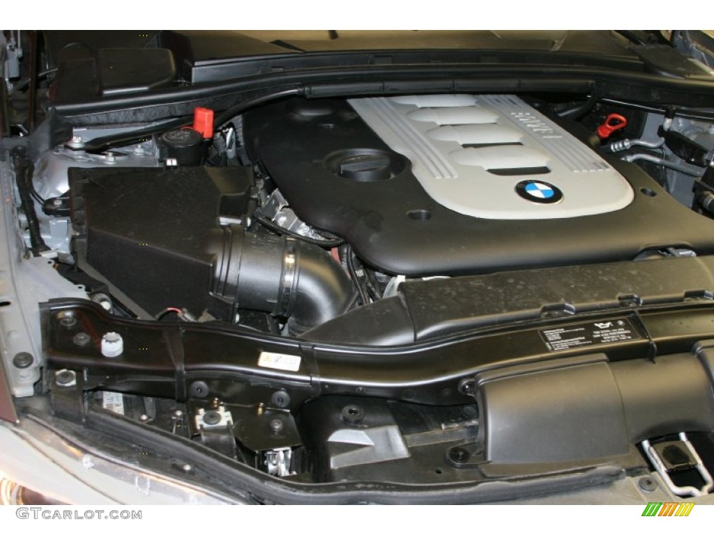 2011 3 Series 335d Sedan - Space Gray Metallic / Black photo #45