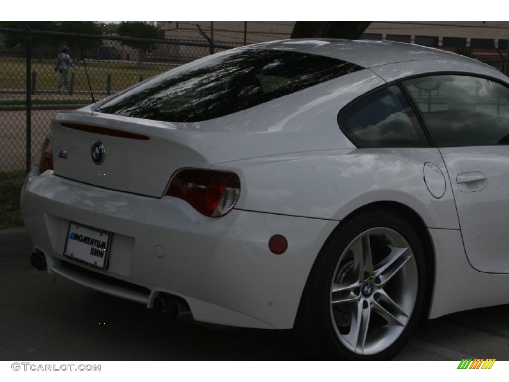 2008 M Coupe - Alpine White / Imola Red photo #10