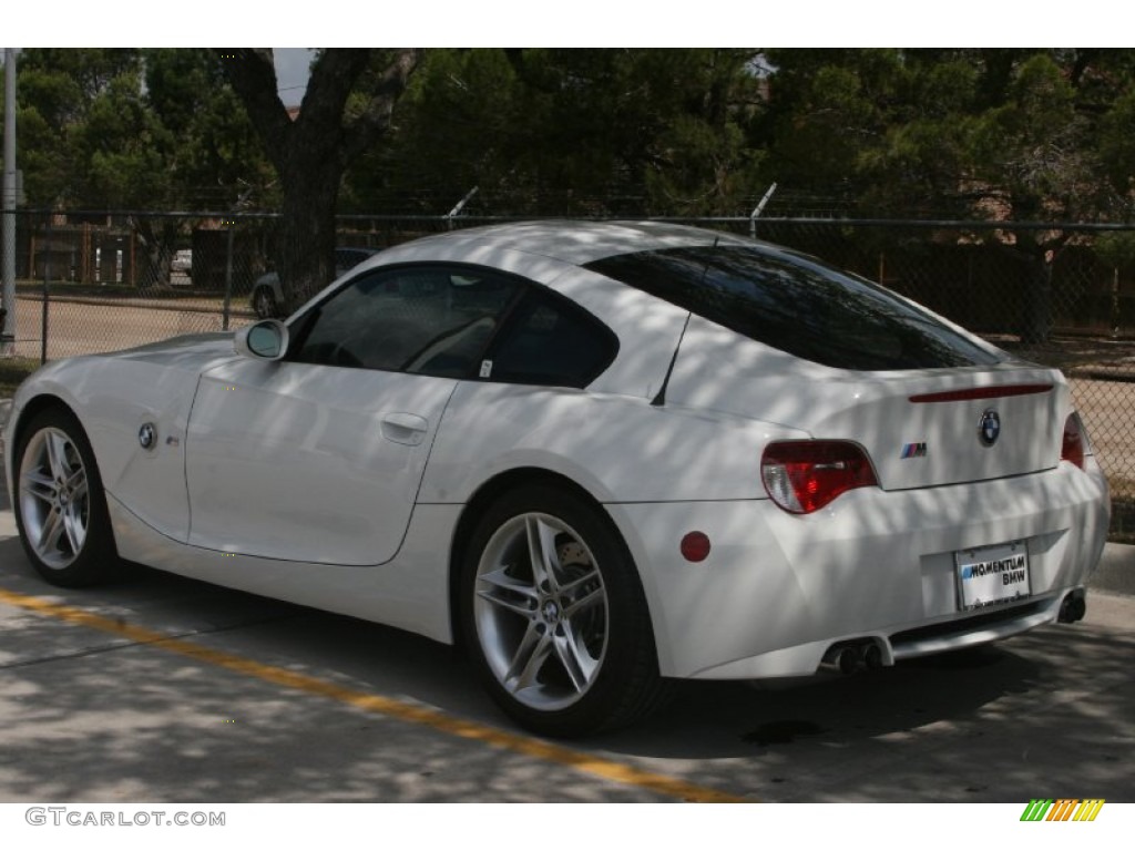 2008 M Coupe - Alpine White / Imola Red photo #14