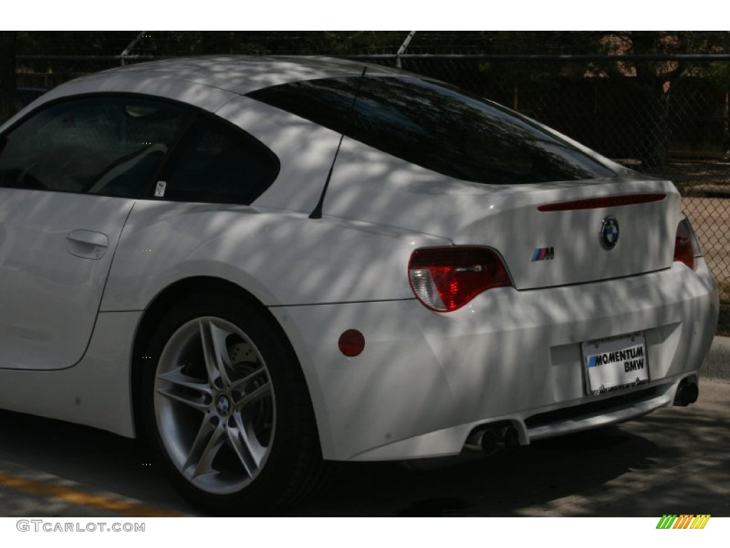 2008 M Coupe - Alpine White / Imola Red photo #15