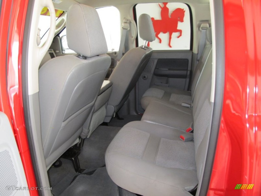 2006 Ram 1500 SLT Quad Cab - Flame Red / Medium Slate Gray photo #11