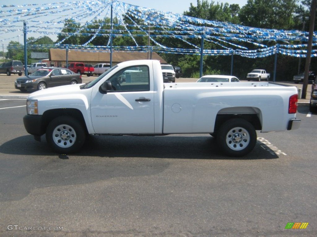 2011 Silverado 1500 Regular Cab - Summit White / Dark Titanium photo #2