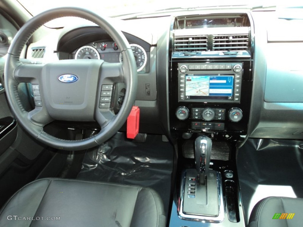 2010 Ford Escape Limited Charcoal Black Dashboard Photo #50098095