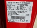 E4: Bright Red 2003 Ford F150 STX Regular Cab Color Code