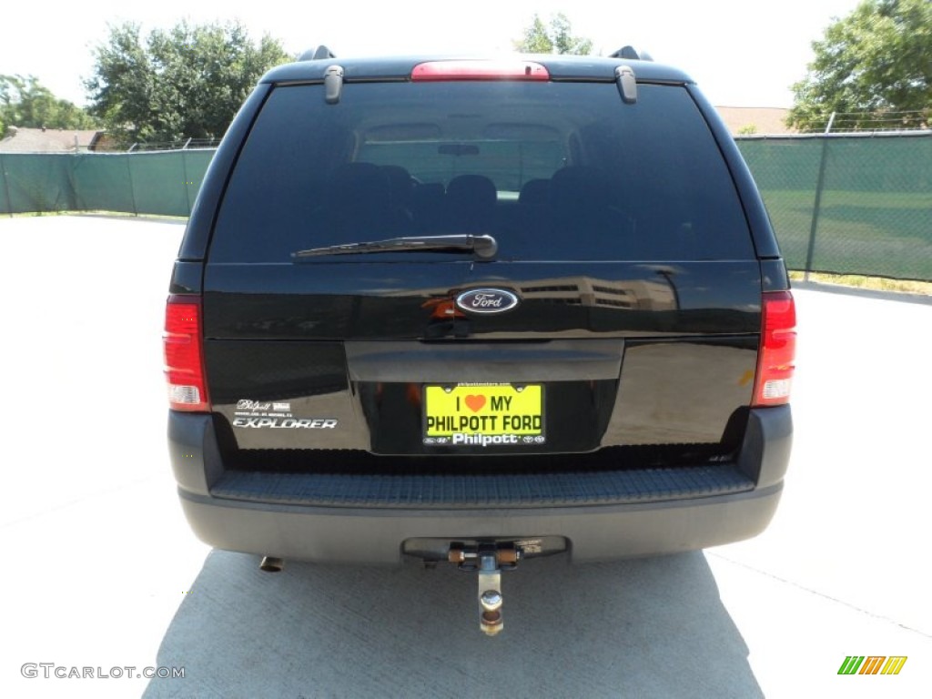 2004 Explorer XLS - Black / Graphite photo #4