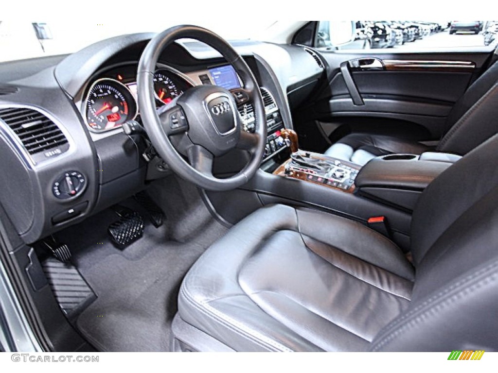 Black Interior 2008 Audi Q7 4.2 Premium quattro Photo #50099763