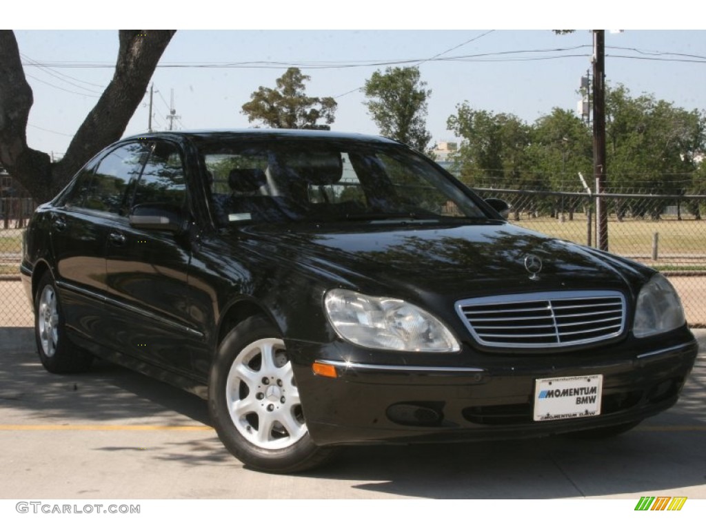 2001 S 430 Sedan - Black / Charcoal photo #1