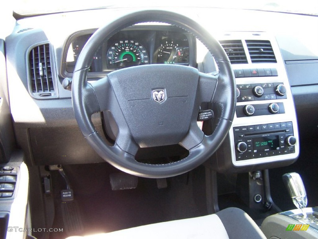 2009 Dodge Journey SXT Dark Slate Gray/Light Graystone Dashboard Photo #50100864