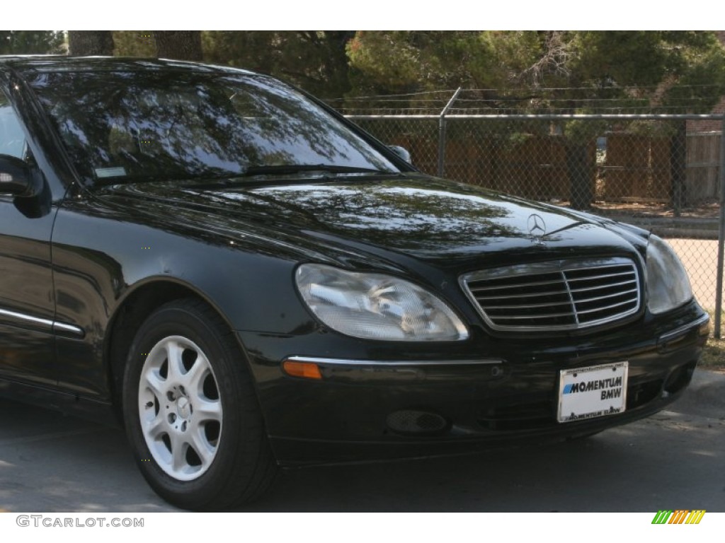 2001 S 430 Sedan - Black / Charcoal photo #12