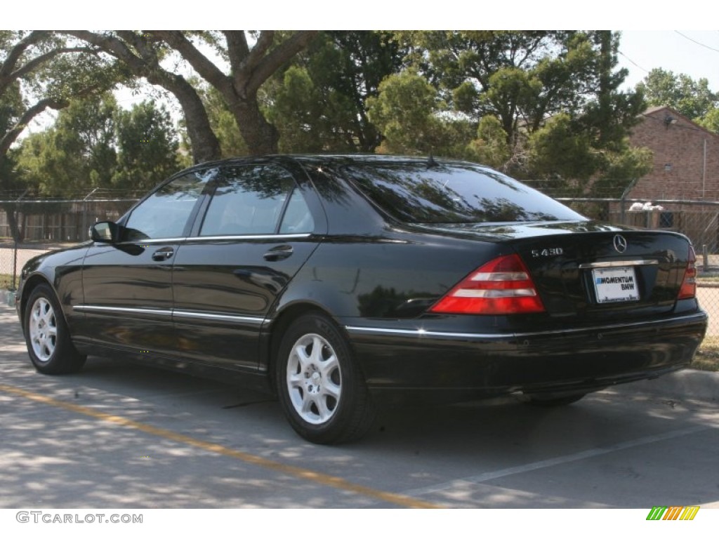 2001 S 430 Sedan - Black / Charcoal photo #19