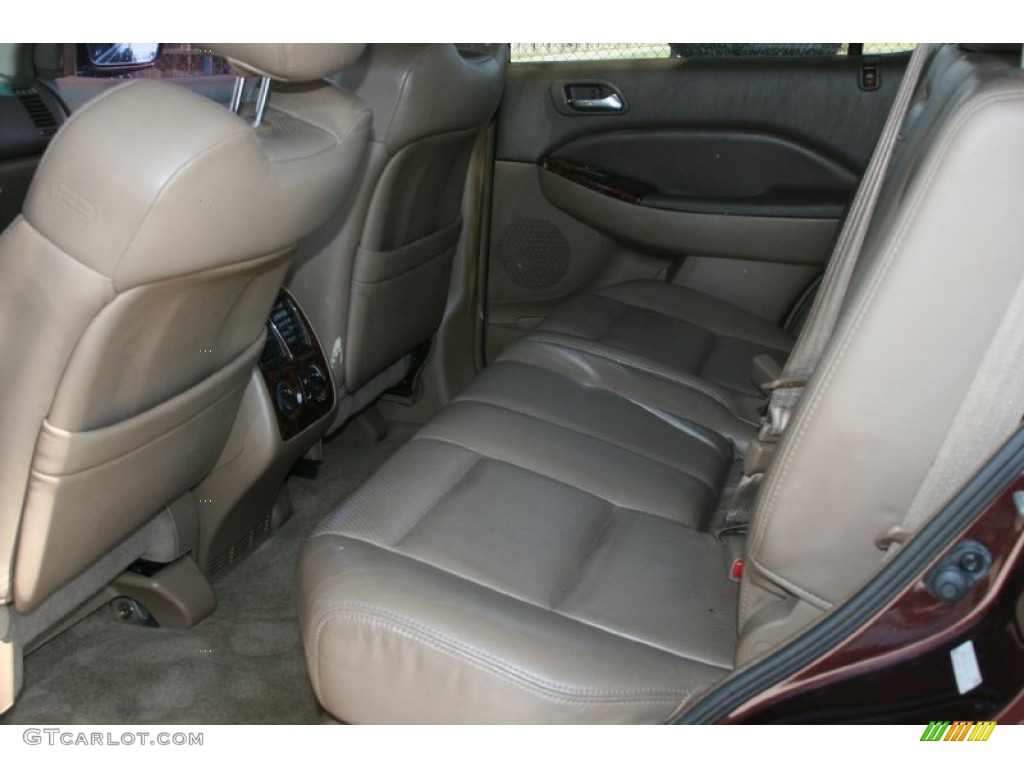 Saddle Interior 2001 Acura MDX Standard MDX Model Photo #50101482