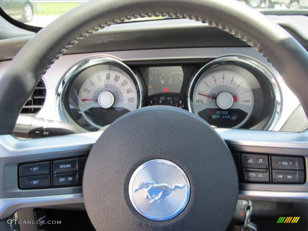 2011 Mustang GT Premium Coupe - Ebony Black / Charcoal Black photo #21
