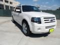 2010 White Platinum Tri-Coat Metallic Ford Expedition EL Limited  photo #1