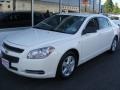 White - Malibu LS Sedan Photo No. 2