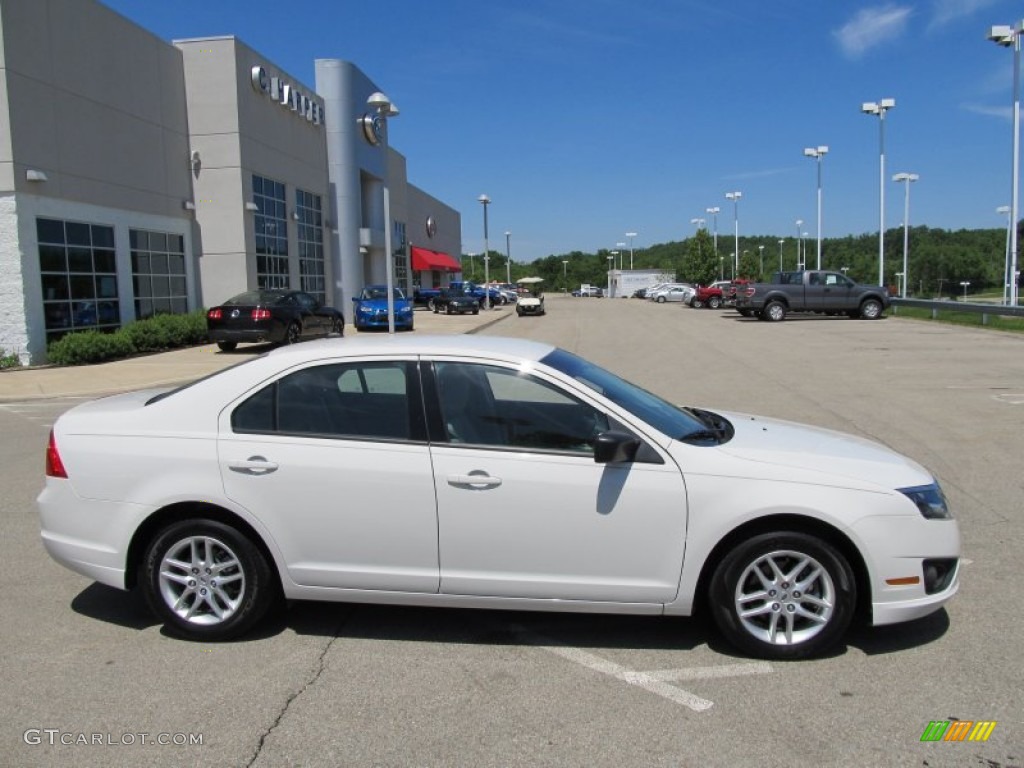 White Suede 2010 Ford Fusion S Exterior Photo #50104119