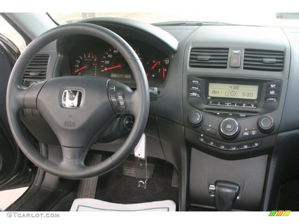 2005 Accord LX Coupe - Graphite Pearl / Black photo #5