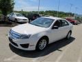 2010 White Suede Ford Fusion S  photo #5