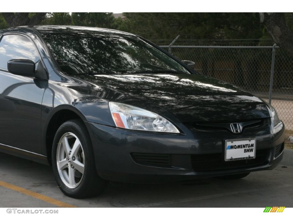 2005 Accord LX Coupe - Graphite Pearl / Black photo #12